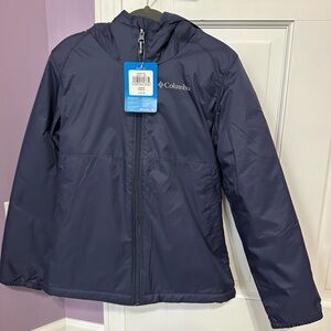 Columbia brand KIDS size M winter jacket dark blue